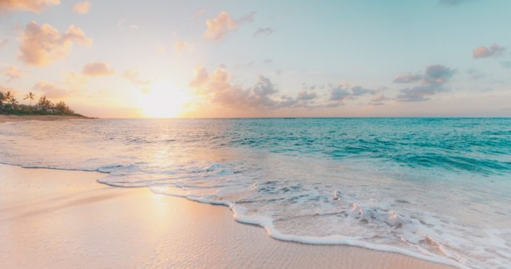 beach at sunrise